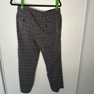 Banana Republic Gryy Plaid Women’s Dress Pants - Classic Tailored Fit